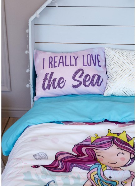 Изображение товара Комплект постельного белья Этель Really Mermaid 1.5сп / 4702803