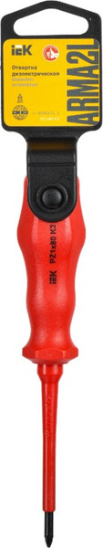 Изображение товара Отвертка IEK A2L3-SC30-K2-PZ-10-080