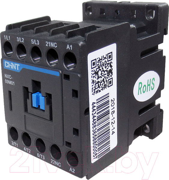 Изображение товара Контактор Chint NXC-09M10/Z 24DC 1НO 50/60Гц / 836660