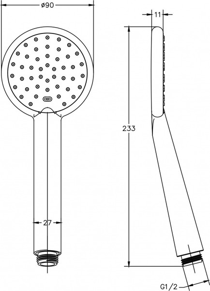 Изображение товара Лейка ручного душа Gross Aqua Alfa GA141