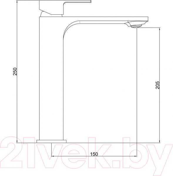 Изображение товара Смеситель Gross Aqua Edge 6125880C