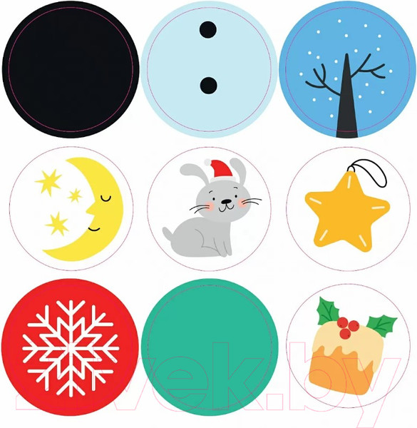 Изображение товара Набор наклеек Робинс Мои первые новогодние наклейки 2+ / 9785436608778