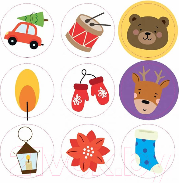 Изображение товара Набор наклеек Робинс Мои первые новогодние наклейки 2+ / 9785436608778