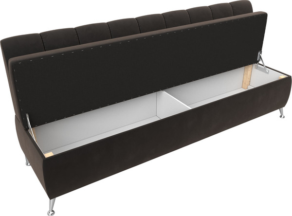 Изображение товара Скамья кухонная мягкая Лига Диванов Кантри / 106827 (велюр коричневый)