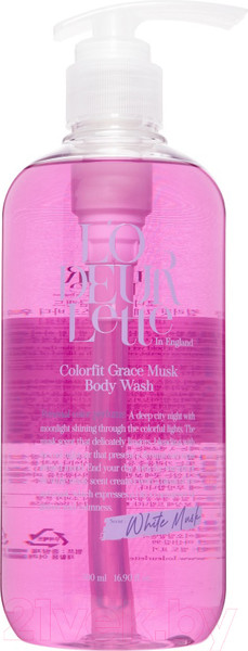 Изображение товара Гель для душа L'odeurlette In England Colorfit Grace Musk Body Wash (500мл)