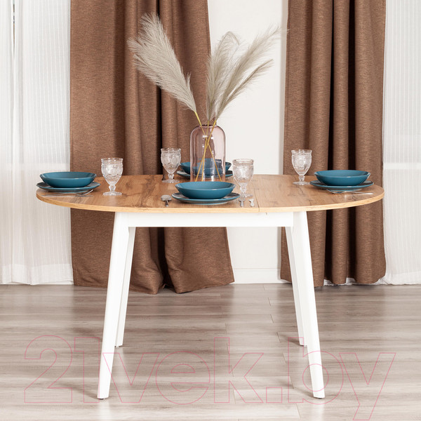 Изображение товара Обеденный стол Tetchair Svelto (дуб вотан/белый)