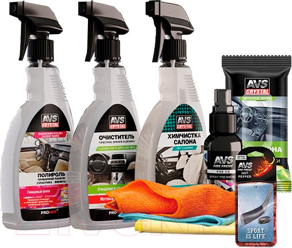 Изображение товара Набор автохимии AVS AVK-874 / A85316S (7пр)