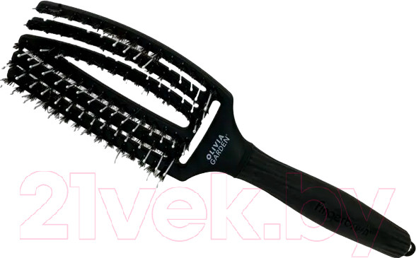 Изображение товара Расческа-массажер Olivia Garden Finger Brush Combo Medium натуральная щетина