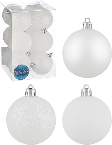 Изображение товара Набор шаров новогодних Волшебная страна SYQA-0123165-04 / 106323 (12шт)