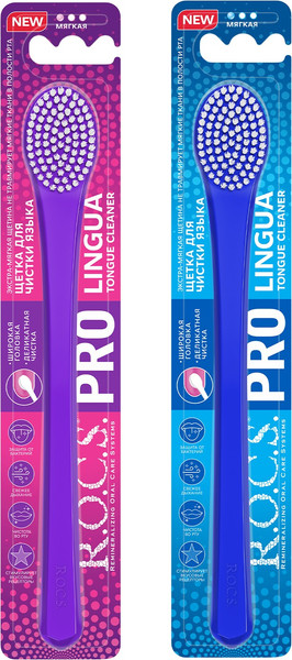 Изображение товара Щетка для чистки языка R.O.C.S. Pro Lingua