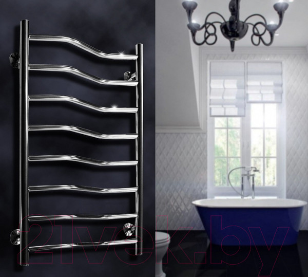 Изображение товара Полотенцесушитель водяной Ростела Мелодия 50x60/6 (1/2")