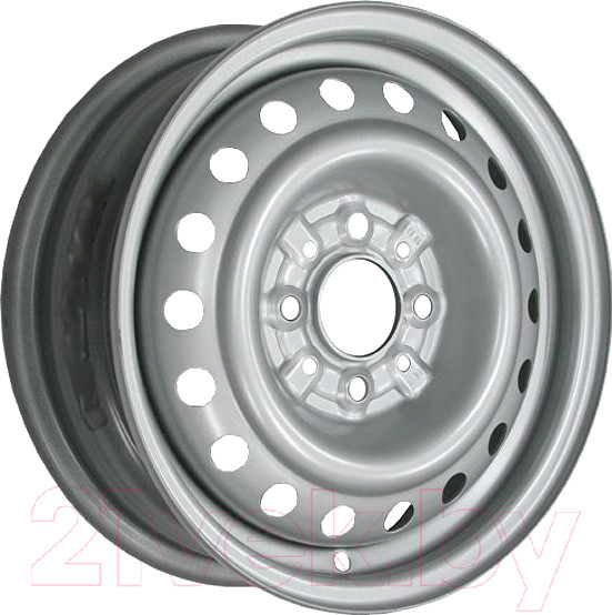 Изображение товара Штампованный диск Magnetto 13001 13x5" 4x98мм DIA 58.6мм ET 35мм Silver