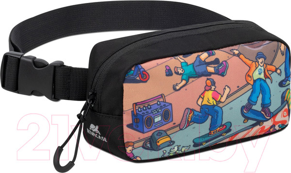 Изображение товара Сумка на пояс Rivacase 5410 Скейтер (черный)