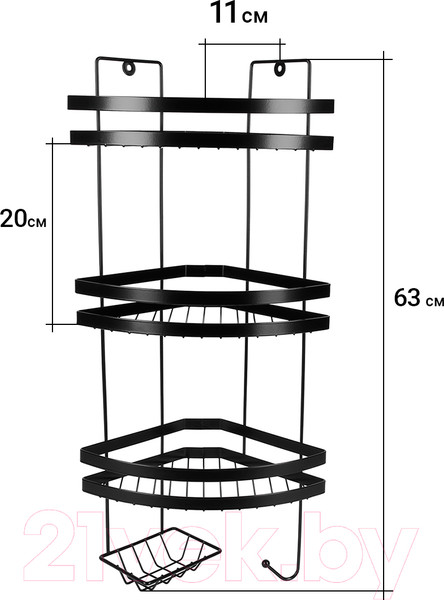 Изображение товара Полка для ванной Rosenberg RUS-385339