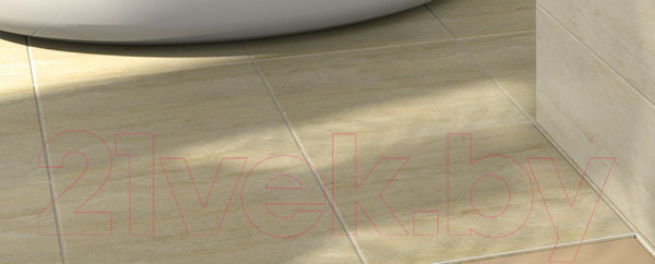 Изображение товара Плитка Beryoza Ceramica Травертин GP кремовый (497x497)