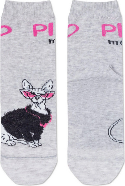 Изображение товара Носки Брестские Classic 1133 рис.586 (р.25, светло-серый меланж)