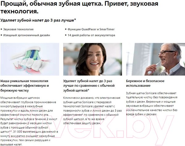 Изображение товара Электрическая зубная щетка Philips HX3651/13