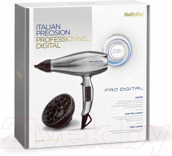 Изображение товара Профессиональный фен BaByliss 6000E