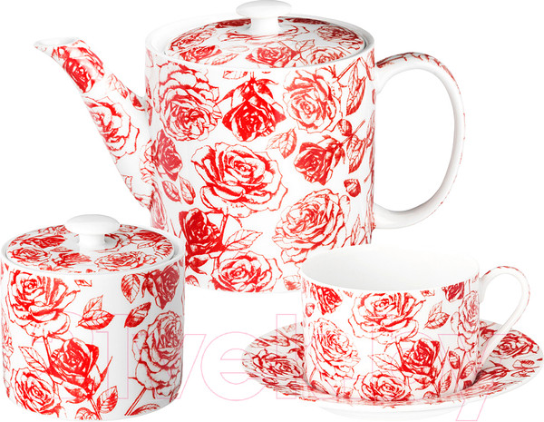 Изображение товара Чайный набор Lefard Roses 86-2563