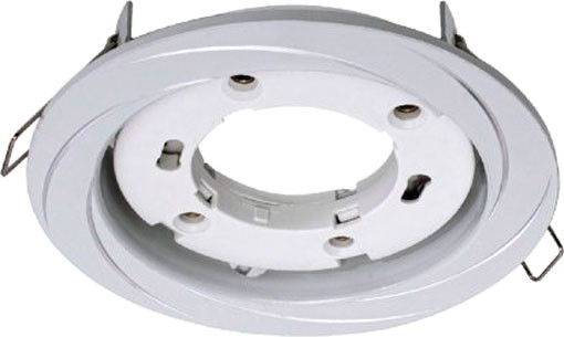 Изображение товара Точечный светильник INhome GX53R-deco Вихрь-WH / 4690612044323 (белый)