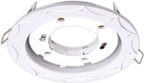 Изображение товара Точечный светильник INhome GX53R-deco Звезда с точками-WH / 4690612044422 (белый)