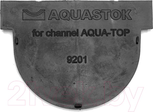 Изображение товара Заглушка лотка водоотводного Aquastok Aqua-Top / 9201