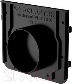 Изображение товара Заглушка лотка водоотводного Aquastok Для DN100 H120-H180 / 9212
