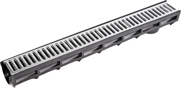 Изображение товара Лоток водоотводный Aquastok Aqua-Top 1091н (с оцинкованной решеткой)