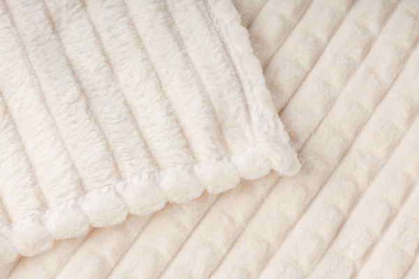 Изображение товара Плед TexRepublic Deco Кубики Фланель 150x200 / 93254 (молочный)