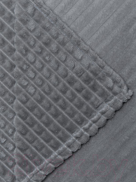 Изображение товара Плед TexRepublic Deco Кубики Фланель 150x200 / 93323 (серый)