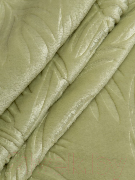 Изображение товара Плед TexRepublic Elite Листья Фланель 1.5 / 93369 (зеленый)