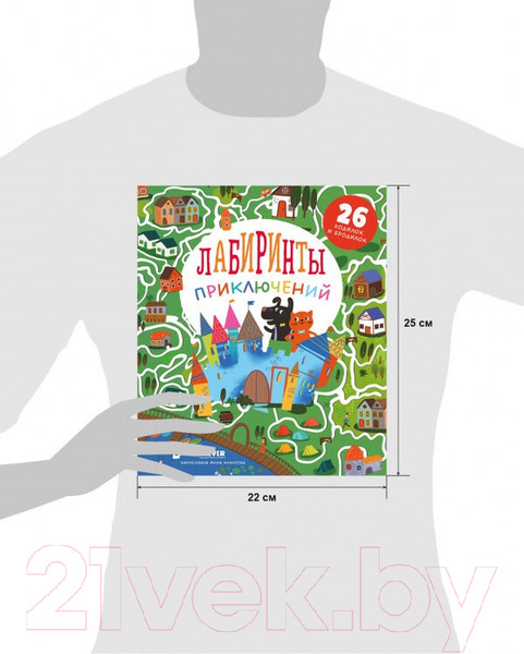 Изображение товара Развивающая книга CLEVER Лабиринты приключений