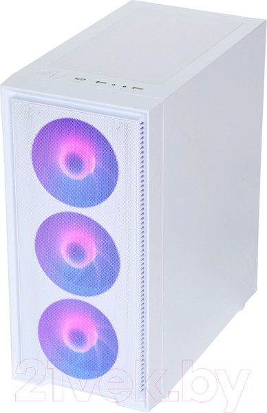 Изображение товара Корпус для компьютера HAFF Flash White (без БП)