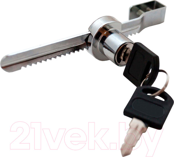 Изображение товара Замок мебельный Trodos Реечный для стекла (хром)