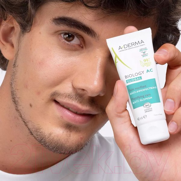 Изображение товара Крем для лица A-Derma Biology Ac Global для комплексного ухода за проблемной кожей (40мл)