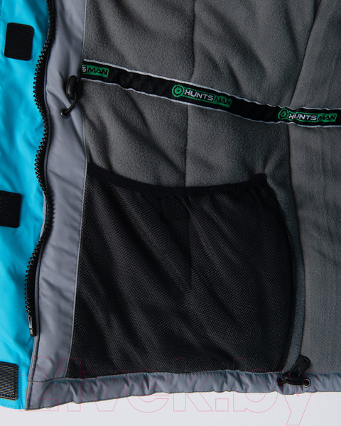 Изображение товара Костюм для охоты и рыбалки Huntsman Siberia зима Lady серый/голубой (р-р 48-50/170-176)