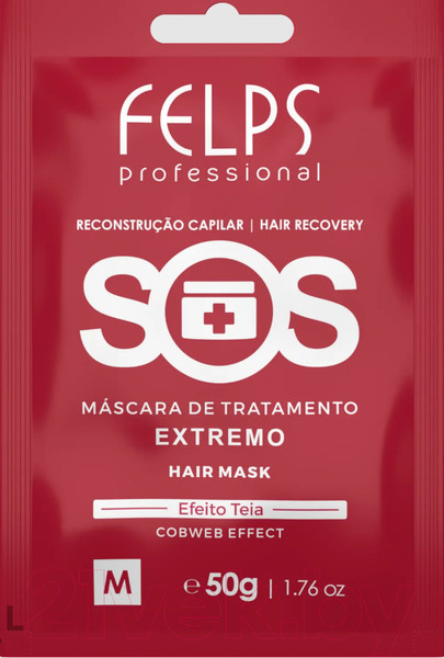 Изображение товара Маска для волос Felps S.O.S. восстанавливающая c эффектом паутины (50г)