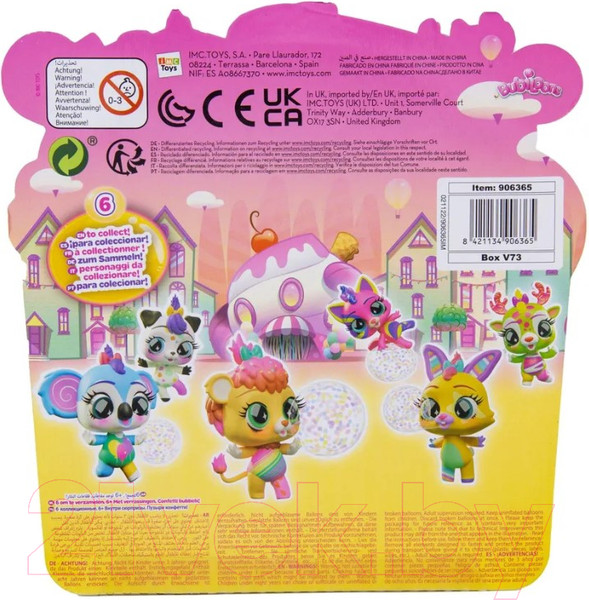 Изображение товара Игрушка детская Bubiloons Confetti Party W1 Игрушка-зверушка Оди / IMC906365