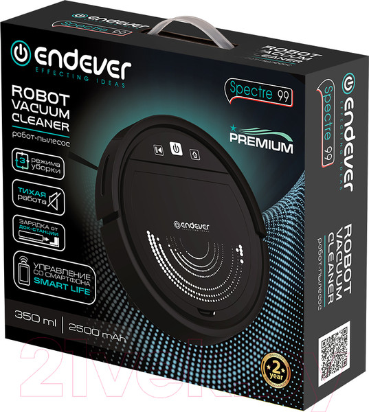 Изображение товара Робот-пылесос Endever Spectre-99 (черный)