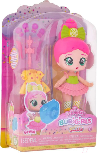 Изображение товара Кукла с аксессуарами Bubiloons Bubigirls Party Грета / IMC910973