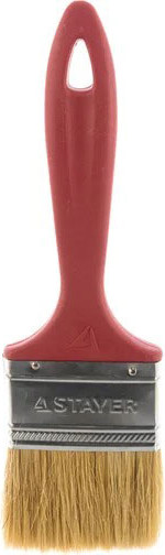 Изображение товара Кисть малярная Stayer Master Universal-Euro 0108-63 плоская (63мм, светлая натуральная щетина)