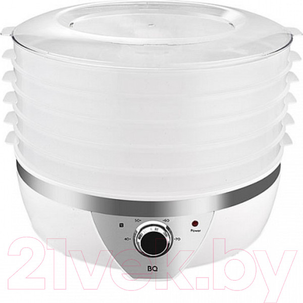 Изображение товара Сушилка для овощей и фруктов BQ FD1002 (белый/сталь)