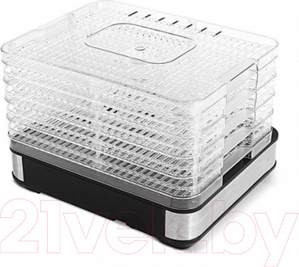 Изображение товара Сушилка для овощей и фруктов BQ FD1003 (черный/сталь)