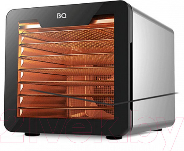 Изображение товара Сушильный шкаф для овощей и фруктов BQ FD9000 (черный/сталь)