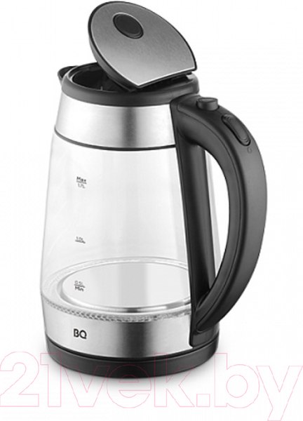 Изображение товара Электрочайник BQ KT1738G (черный/сталь)