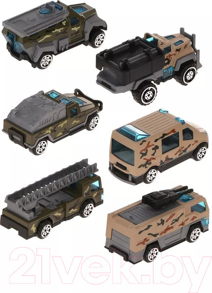 Изображение товара Набор игрушечных автомобилей Наша игрушка 614-8A