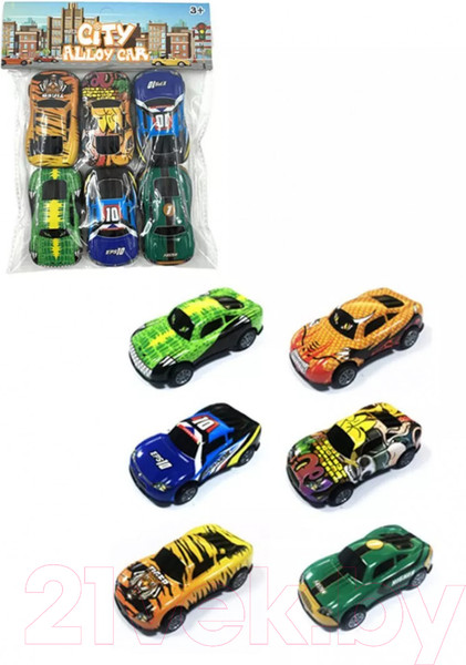 Изображение товара Набор игрушечных автомобилей Наша игрушка 8602