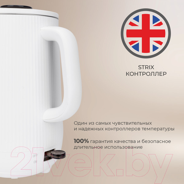 Изображение товара Электрочайник Evolution KP18172 (белый)