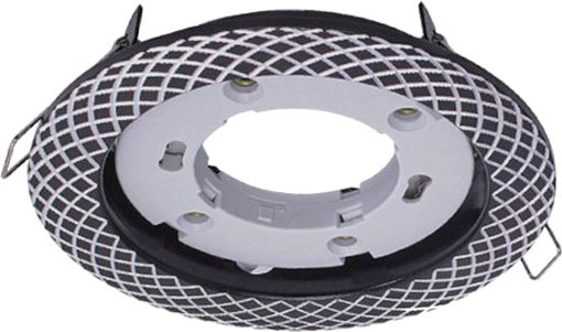 Изображение товара Точечный светильник INhome GX53R-deco Сетка-BL / 4690612044378 (черный)