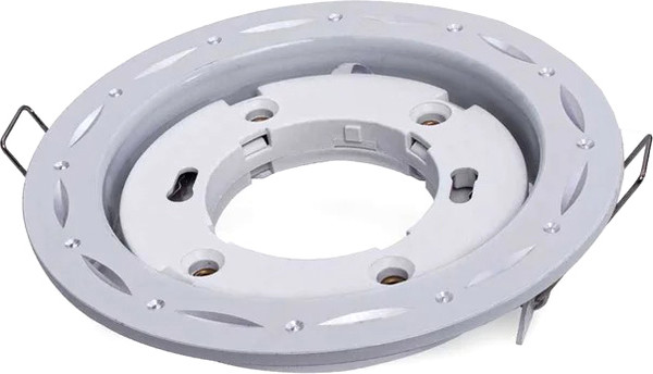 Изображение товара Точечный светильник INhome GX53R-deco Точки-Полоски-WH / 4690612044408 (белый)